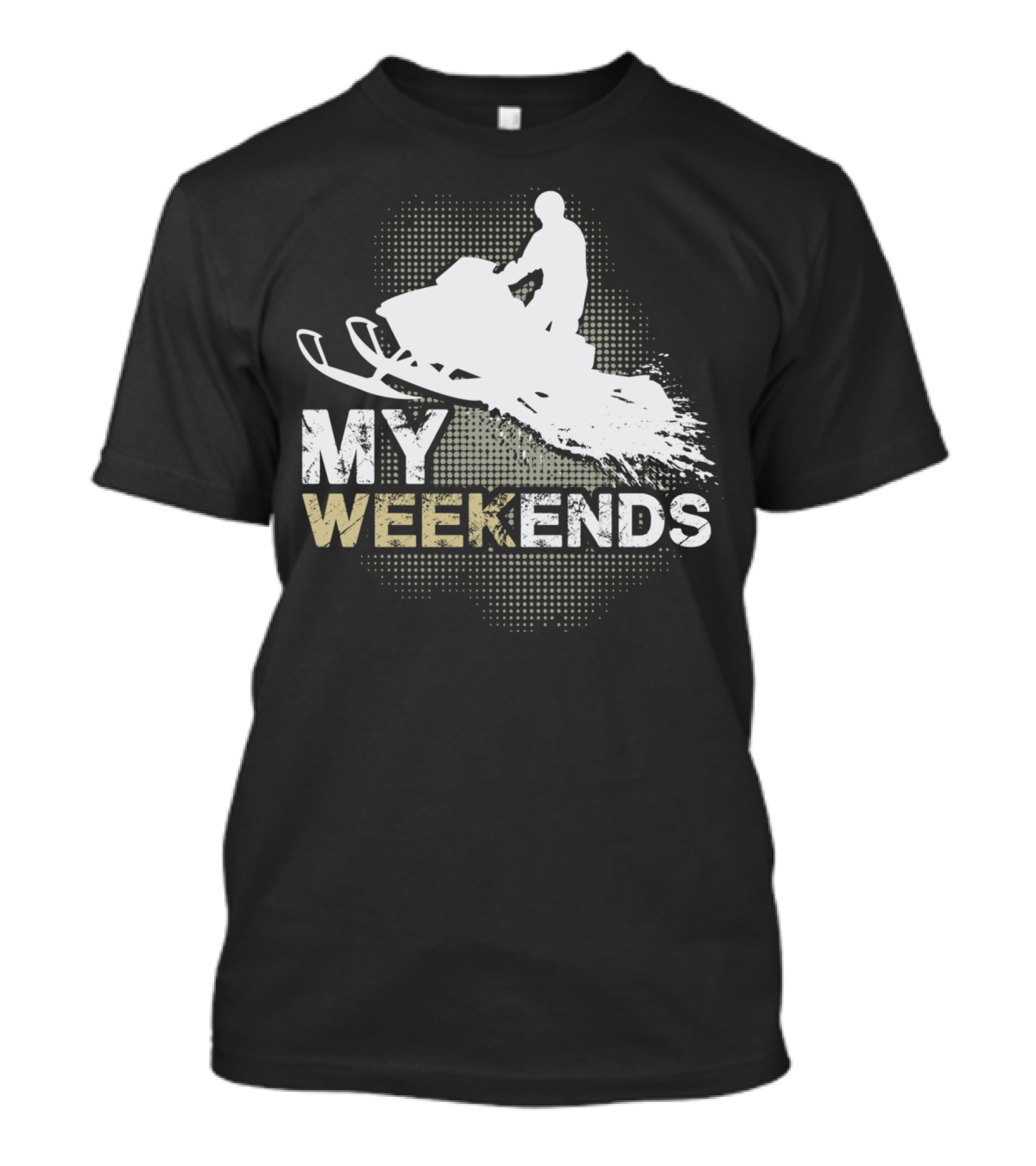 My Weekends Snowmobile Adventure T-Shirt