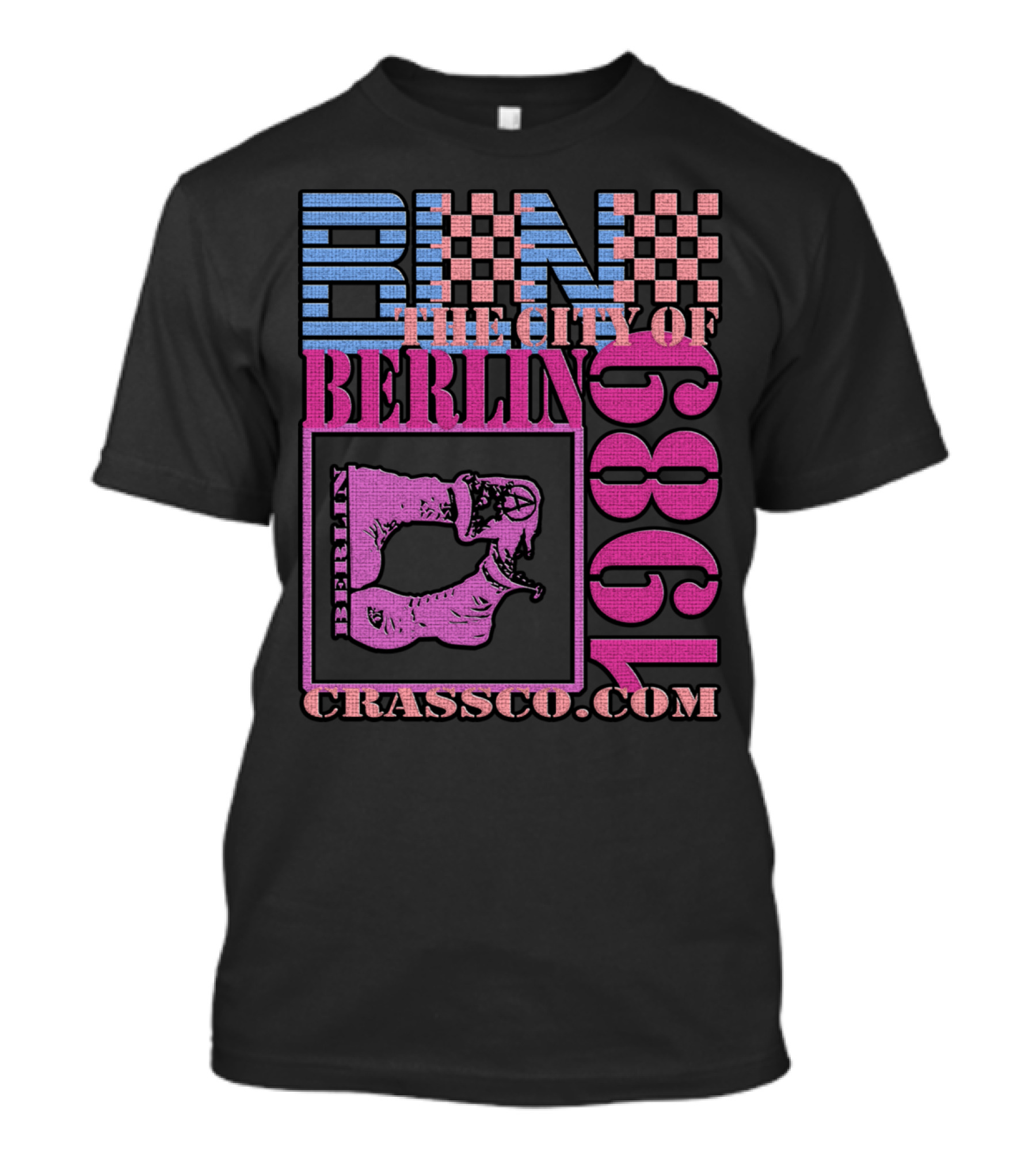 THE CITY OF BERLIN 1989 CRASSCO.COM T-Shirt
