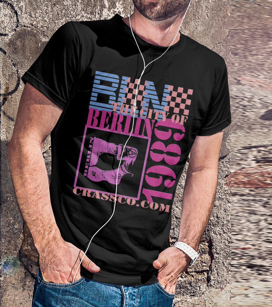 THE CITY OF BERLIN 1989 CRASSCO.COM T-Shirt