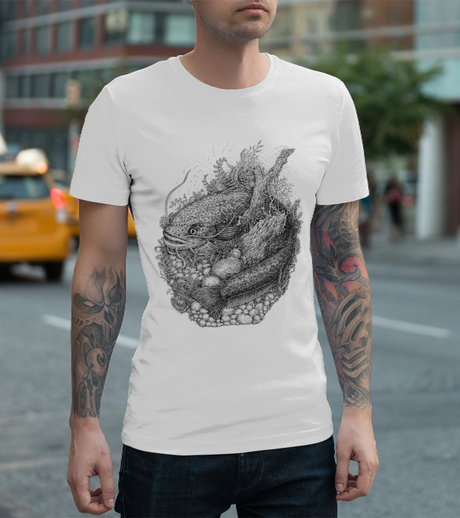Catfish Castle Fish Chess Series T-Shirt