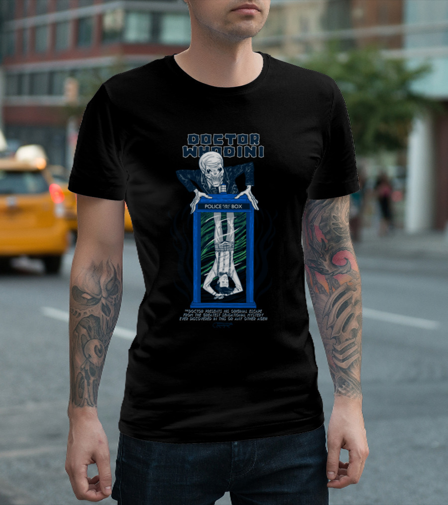 Doctor Whodini Police Public Call Box Magical Escape T-Shirt