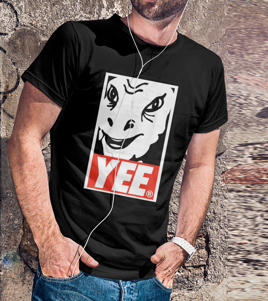 OBYEE OBEY TO YEE Dinosaur Face YEE T-Shirt