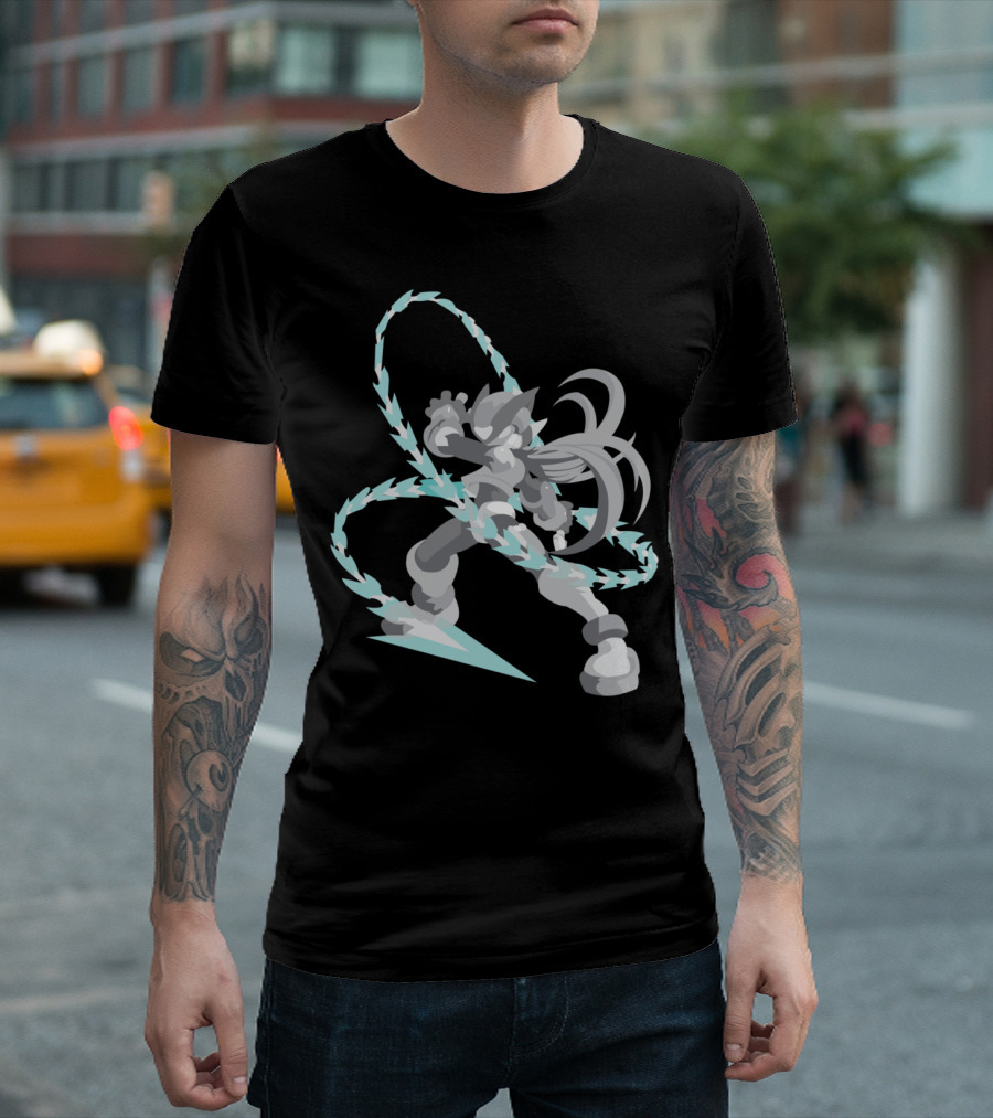 Mega Man Zero Dynamic Action Pose T-Shirt
