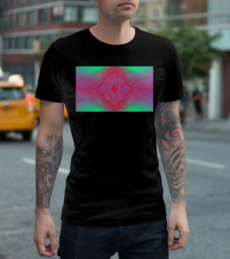 The Coral Tree Symmetrical Psychedelic Tree T-Shirt