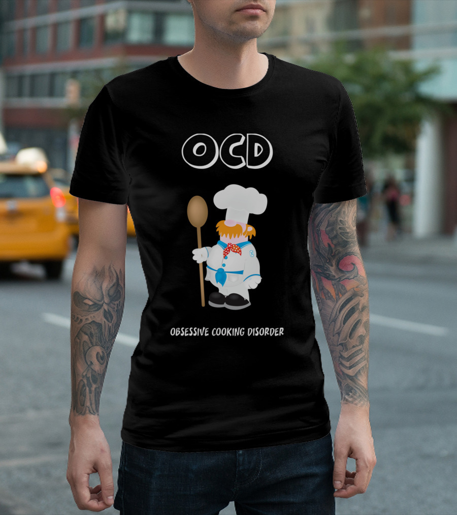 OCD Obsessive Cooking Disorder Chef with Spoon T-Shirt
