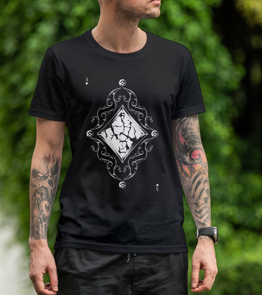 Ace Of Diamond Cracked T-Shirt