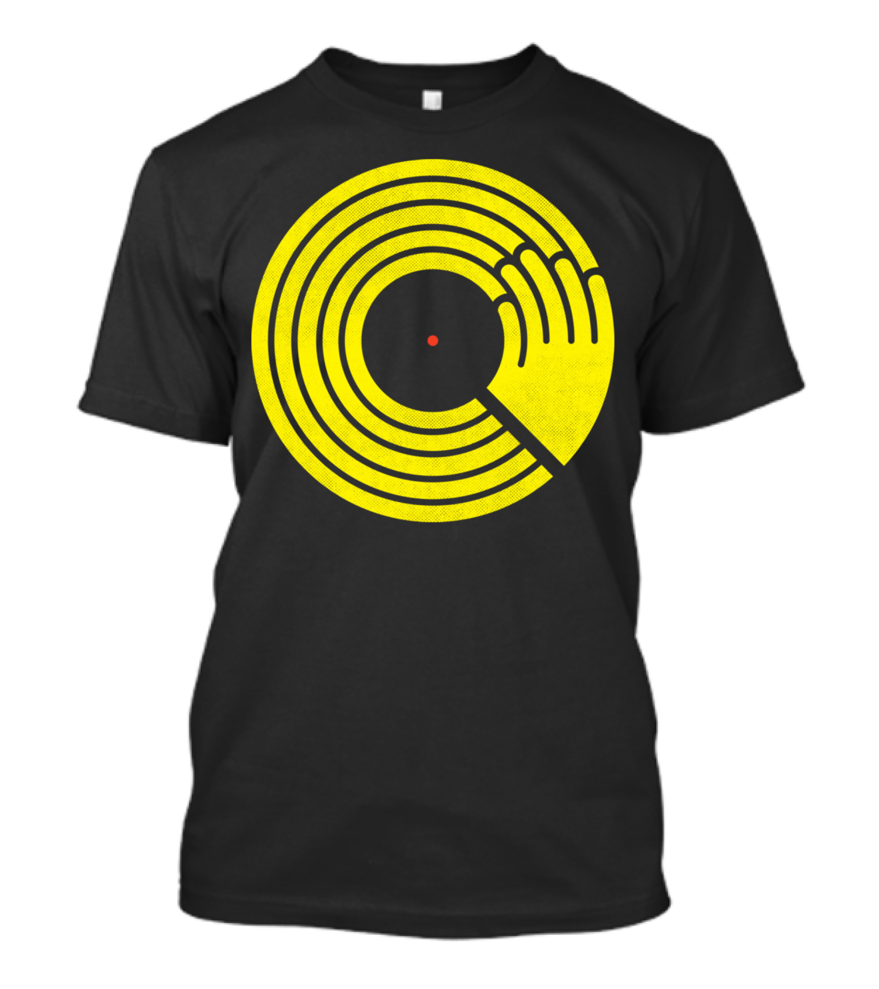 Bring The Noise Vinyl Record DJ Hand T-Shirt