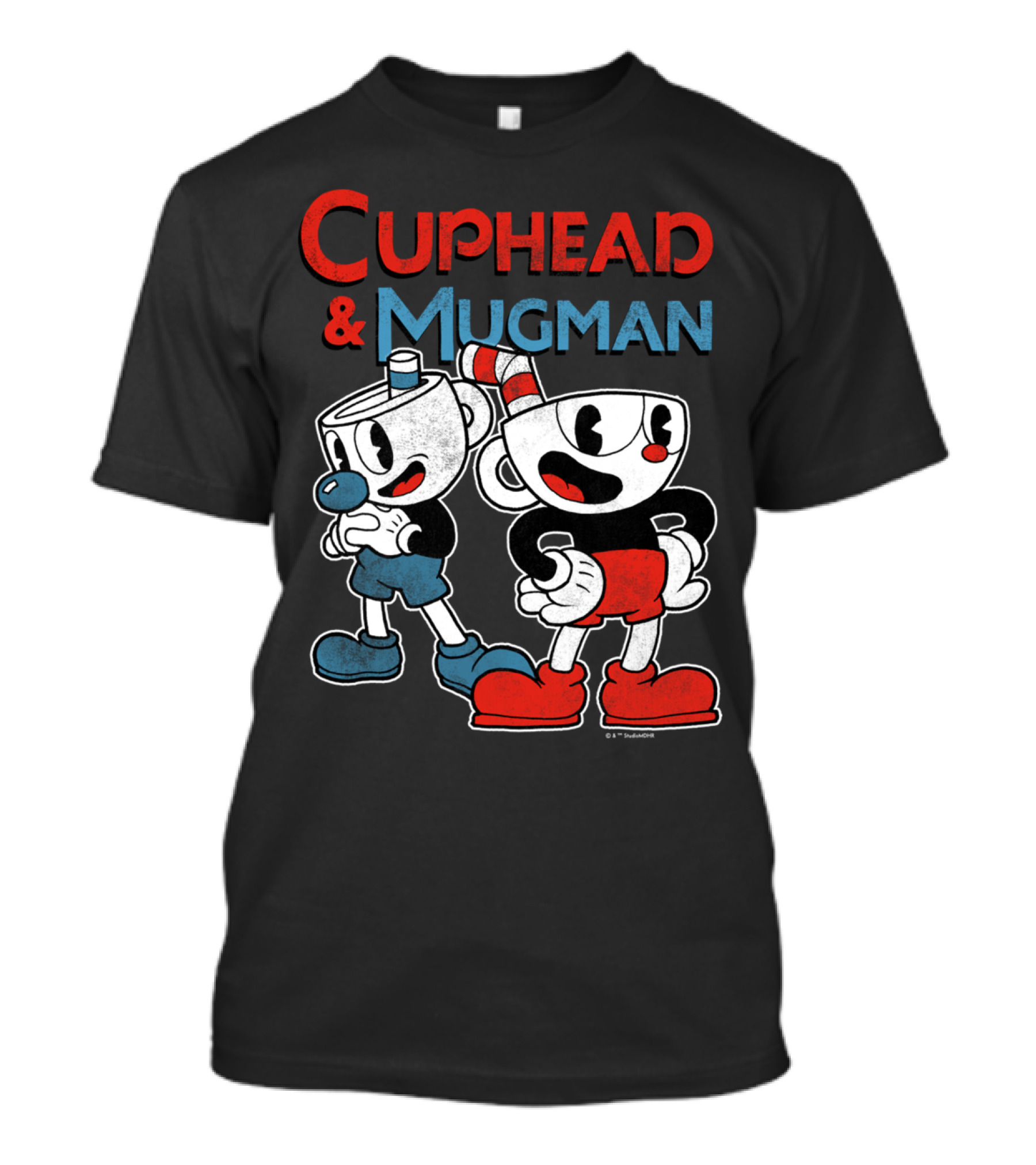 Cuphead And Mugman Vintage Cartoon T-Shirt