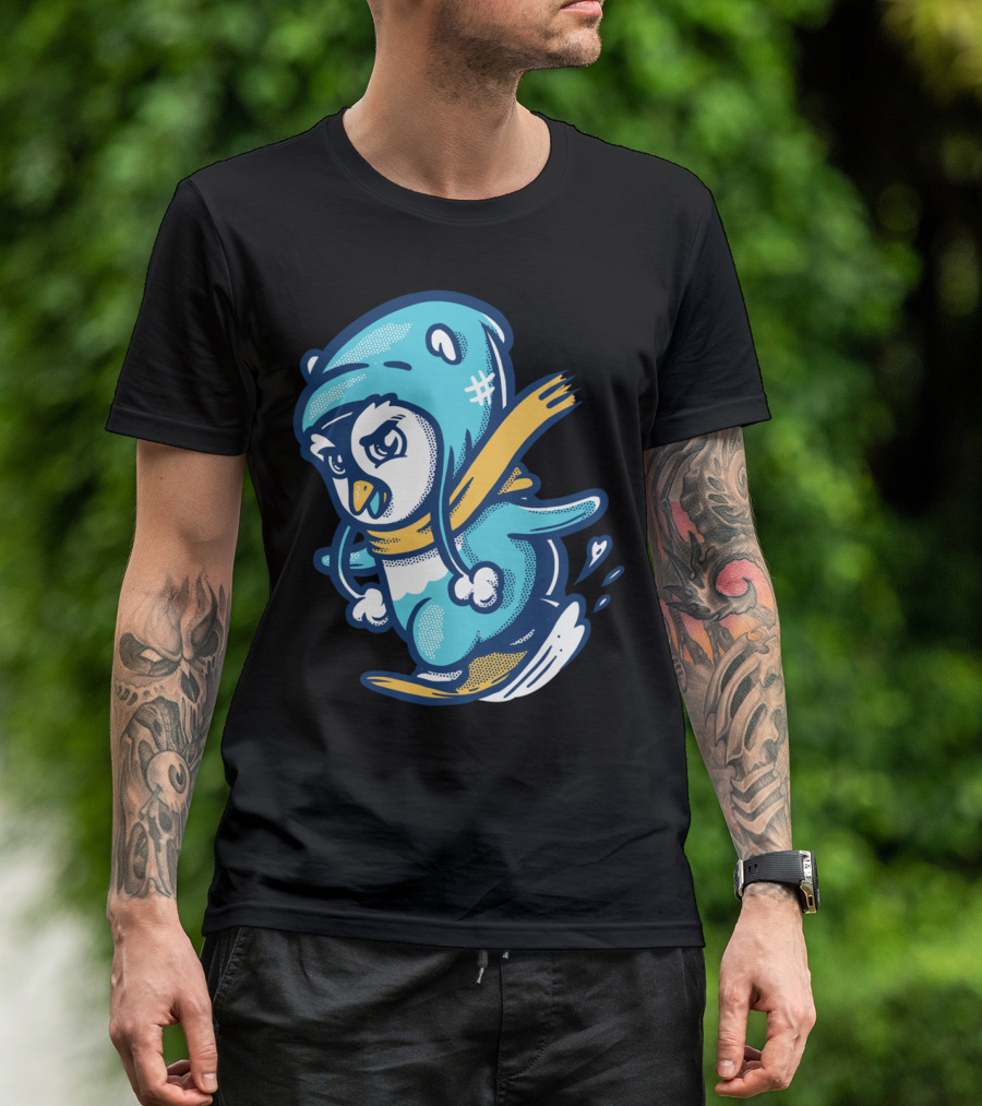 Penguin Ski Hoodie Adventure T-Shirt