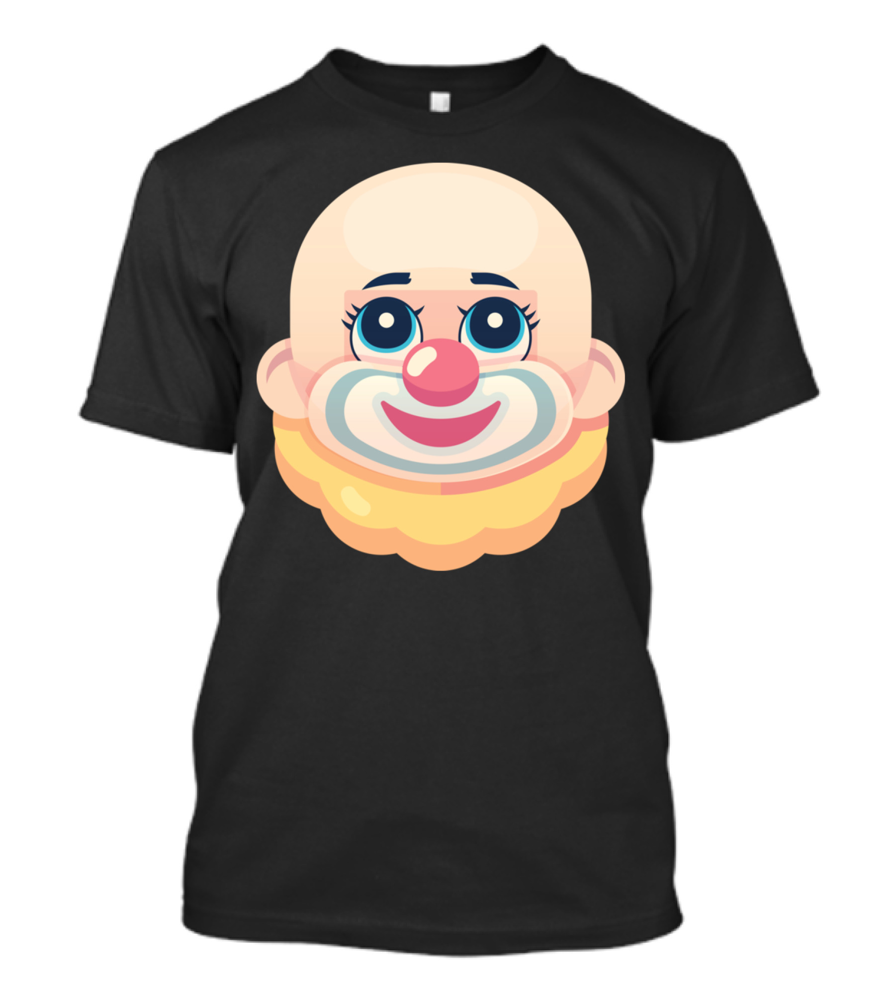 Naaackers Bozo Clown Face T-Shirt