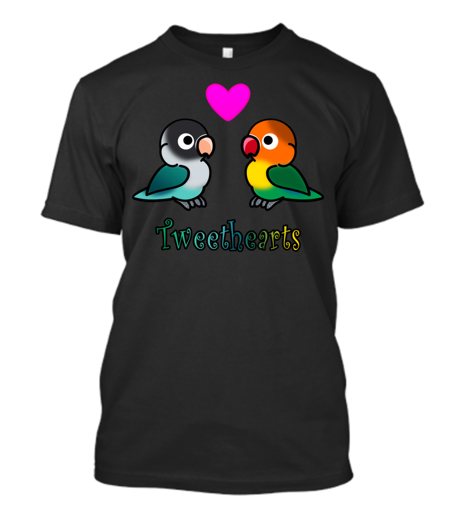 Tweethearts Lovebirds Heart T-Shirt