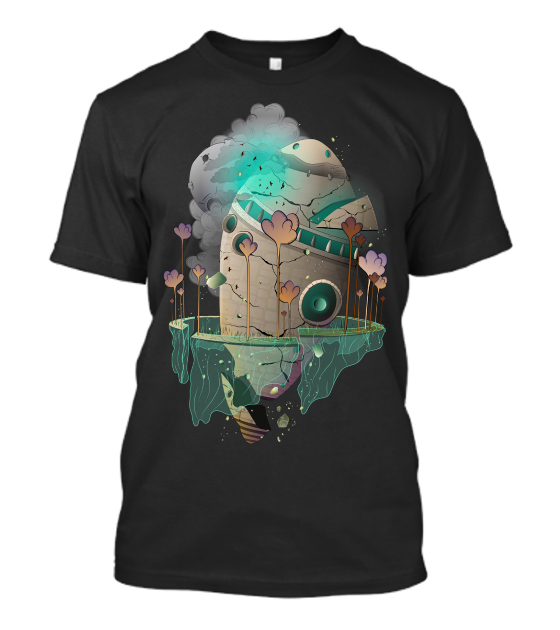The Death Of The Ancient Floating Island Ruins T-Shirt