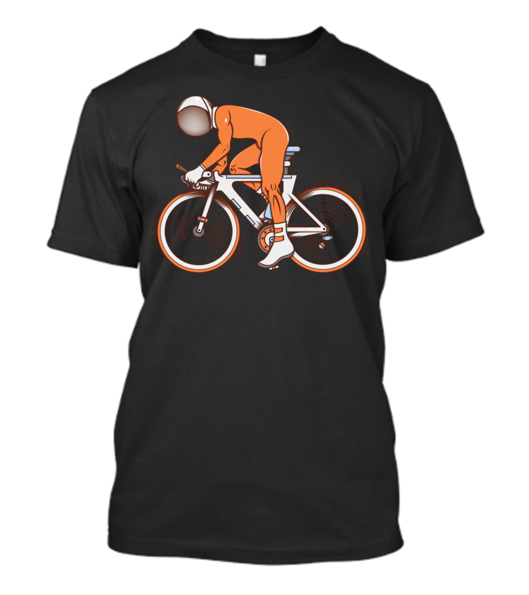 Astrobicyclenaut Spacesuit Rider On Futuristic Bike T-Shirt