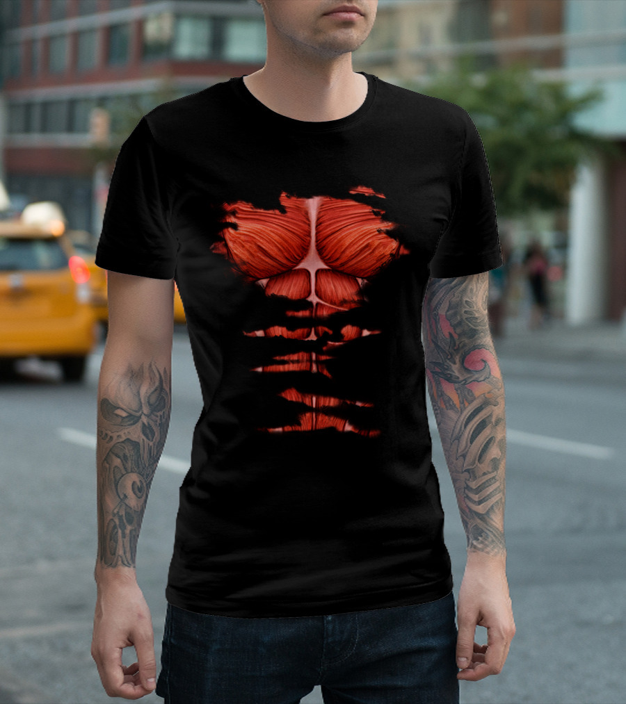 Get Ripped Muscle Reveal T-Shirt