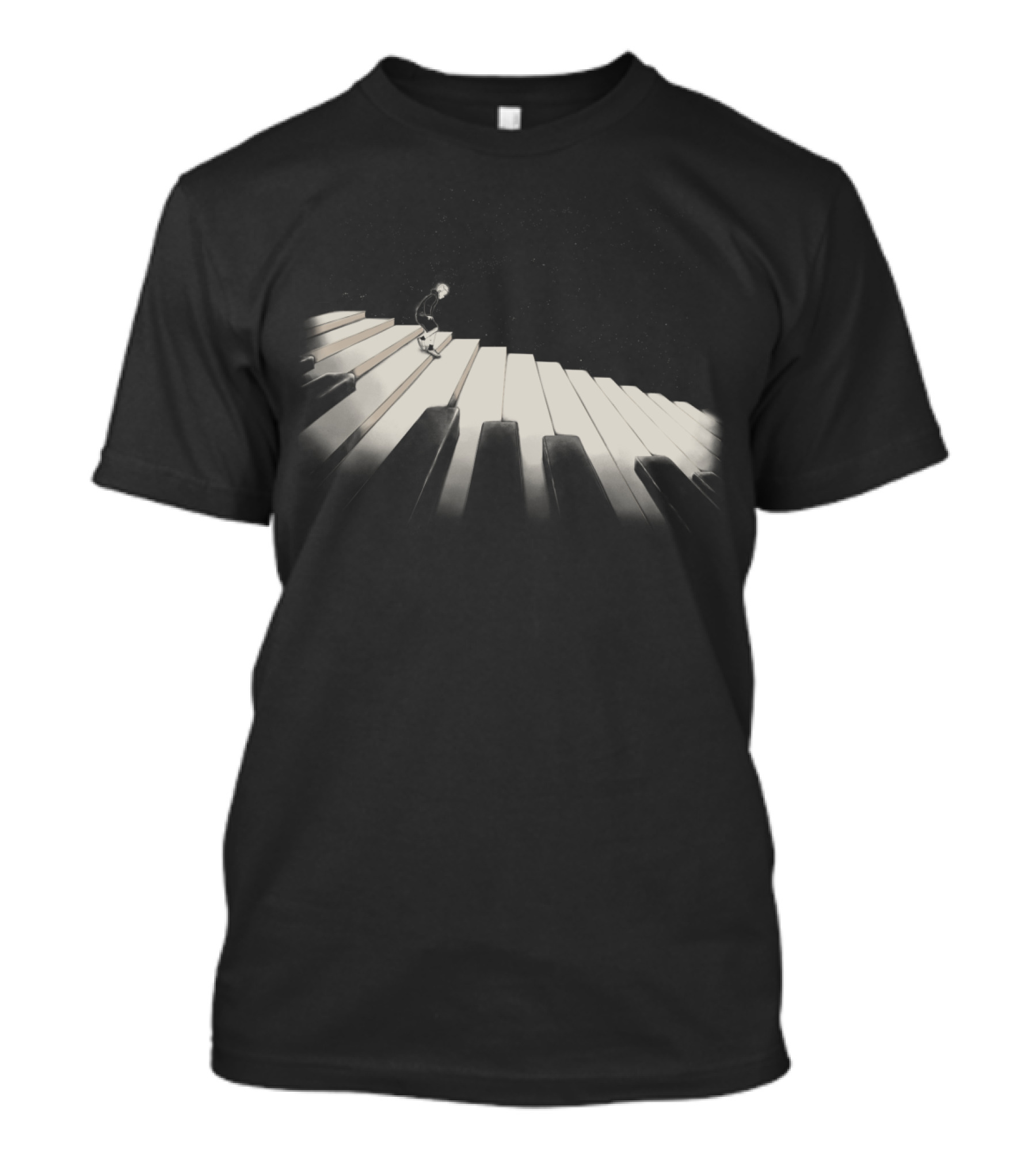Dream On D Major Piano Stairway To The Stars T-Shirt