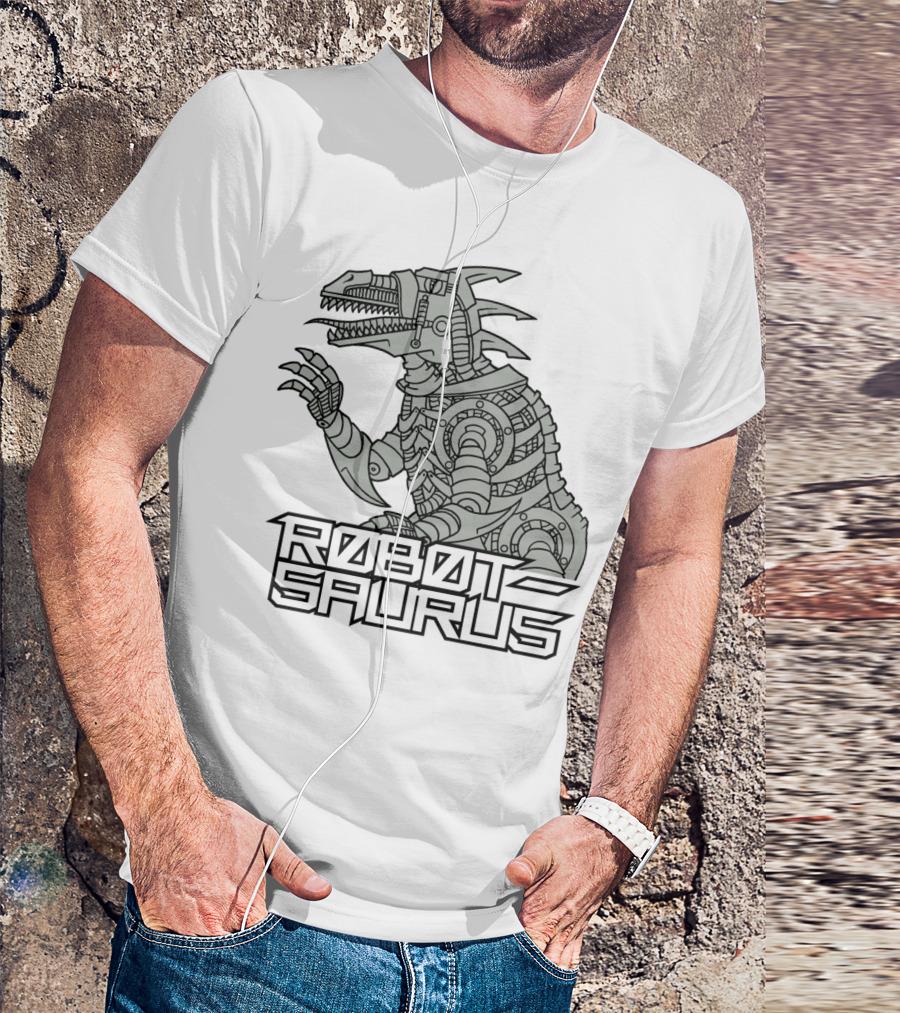 ROBOT SAURUS MECHANICAL DINOSAUR T-Shirt