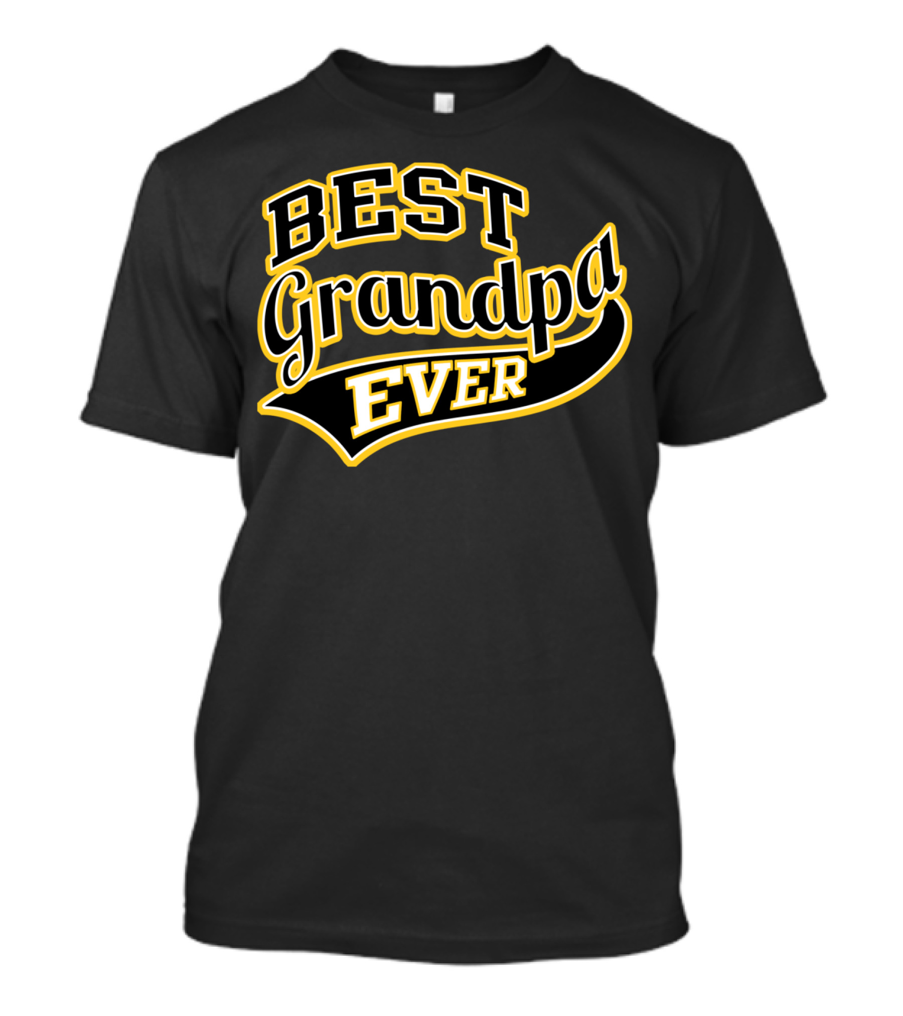 Best Grandpa Ever Retro Vintage Varsity T-Shirt