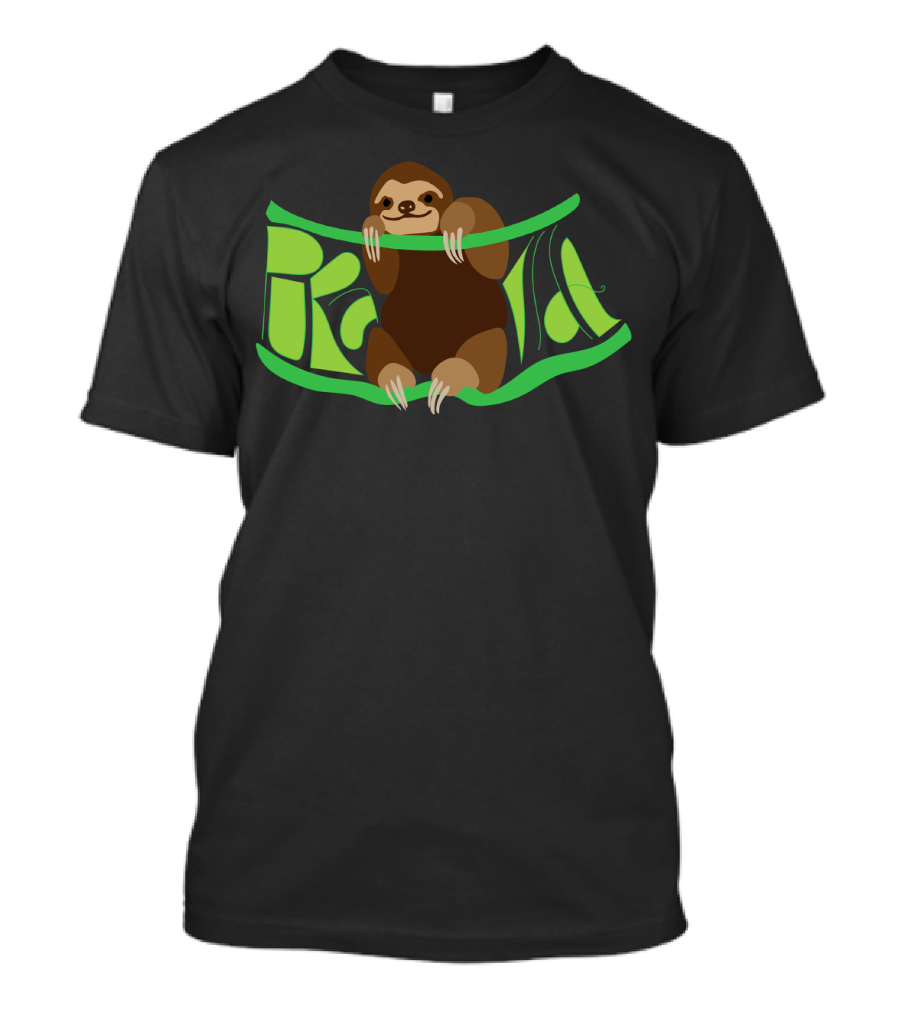 Smiling Sloth Pura Vida Costa Rica T-Shirt