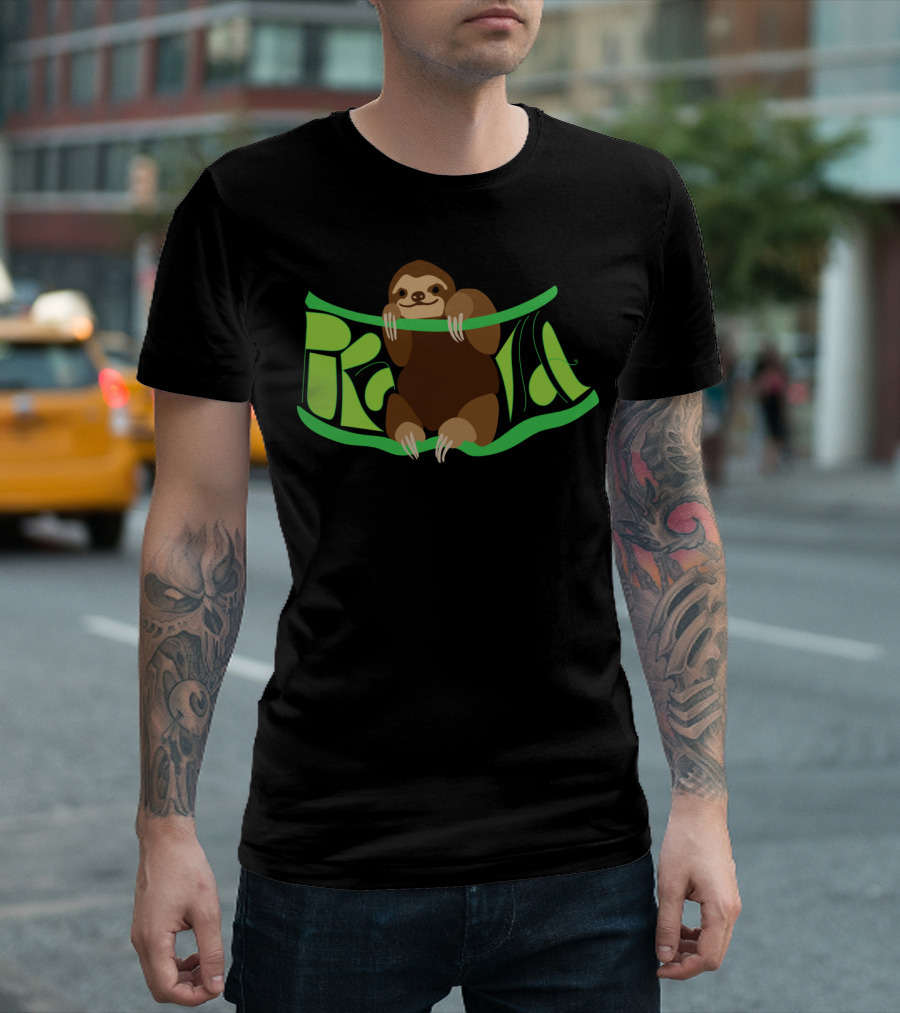 Smiling Sloth Pura Vida Costa Rica T-Shirt