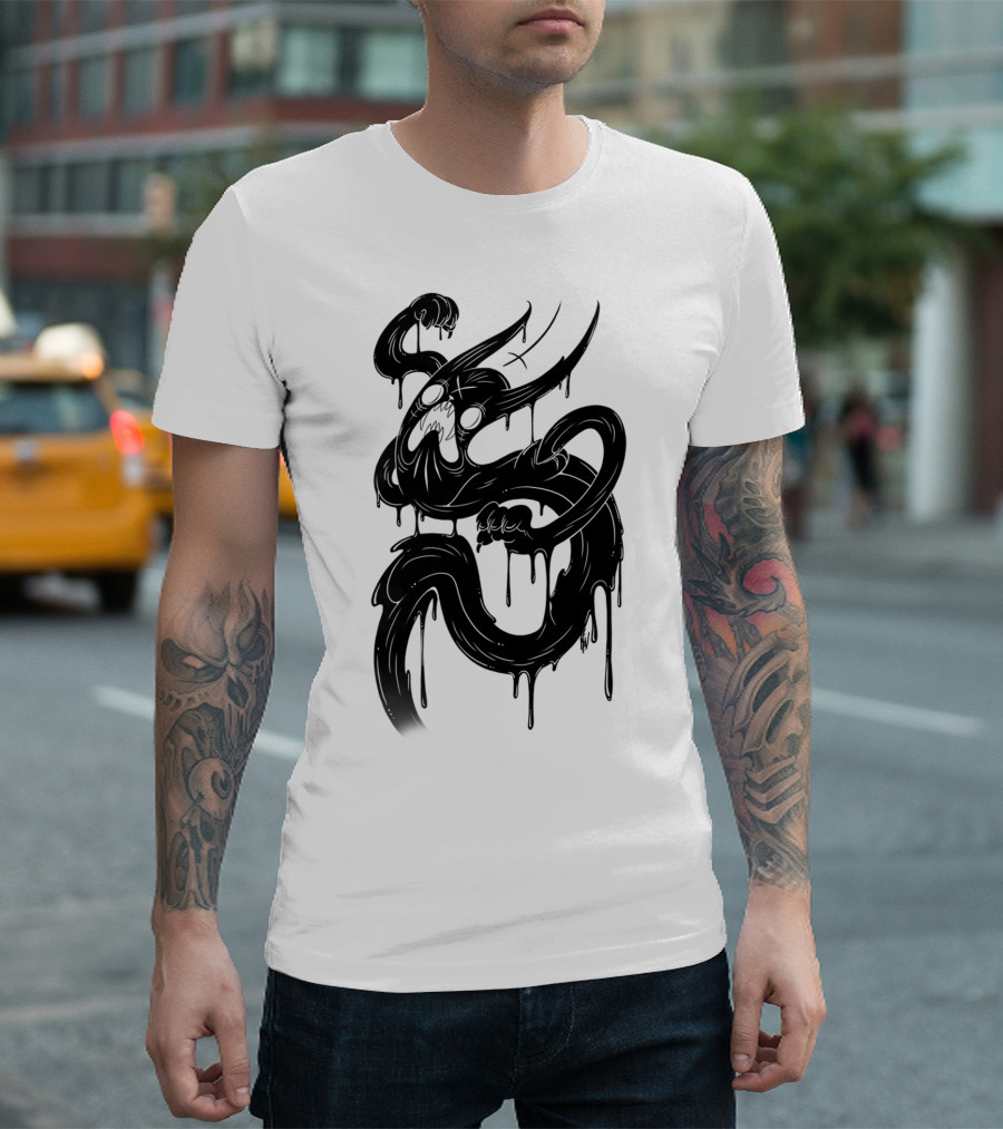 Ghost Cat Dripping Spirit Ectoplasm T-Shirt