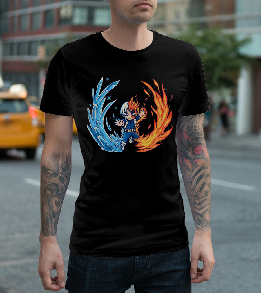 Best Hot And Cold Boy Fire and Ice Powers T-Shirt