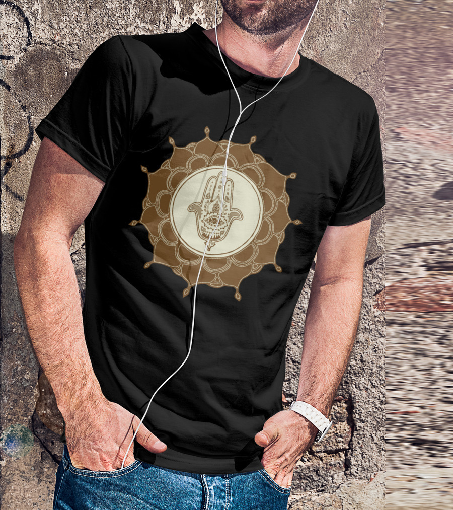 Hand Of Fatima Mandala T-Shirt
