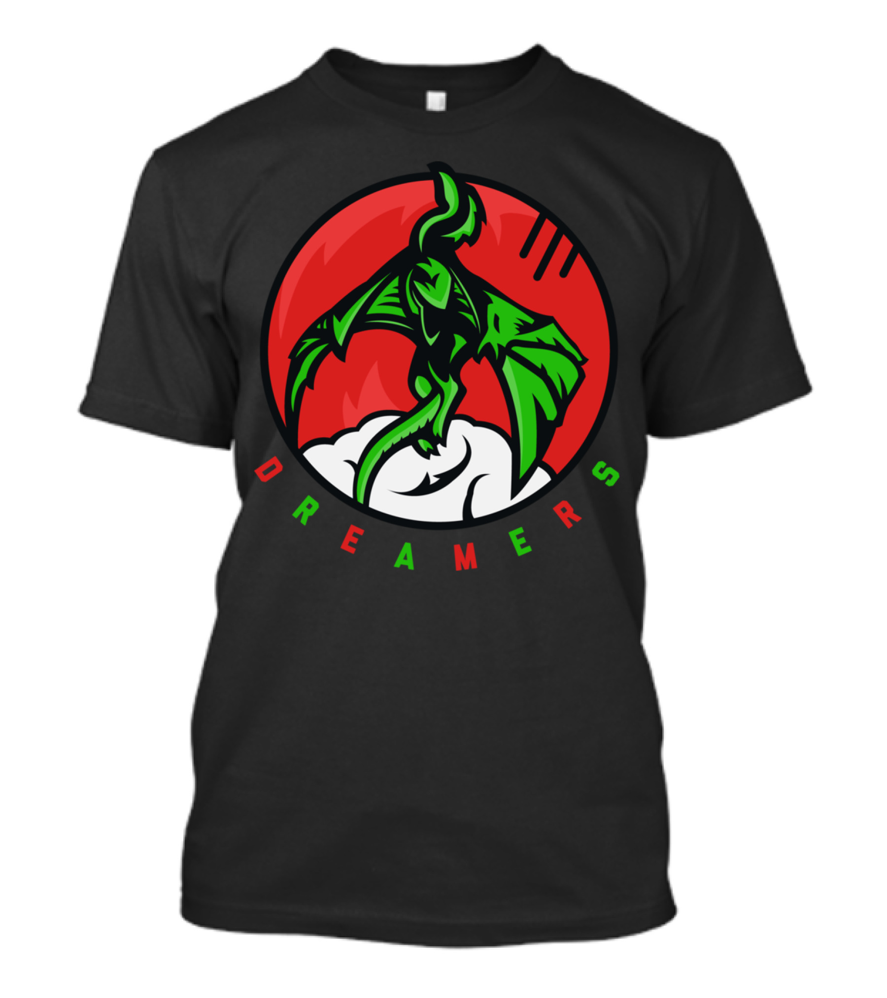 DREAMERS Dragon In Cloud Circle T-Shirt