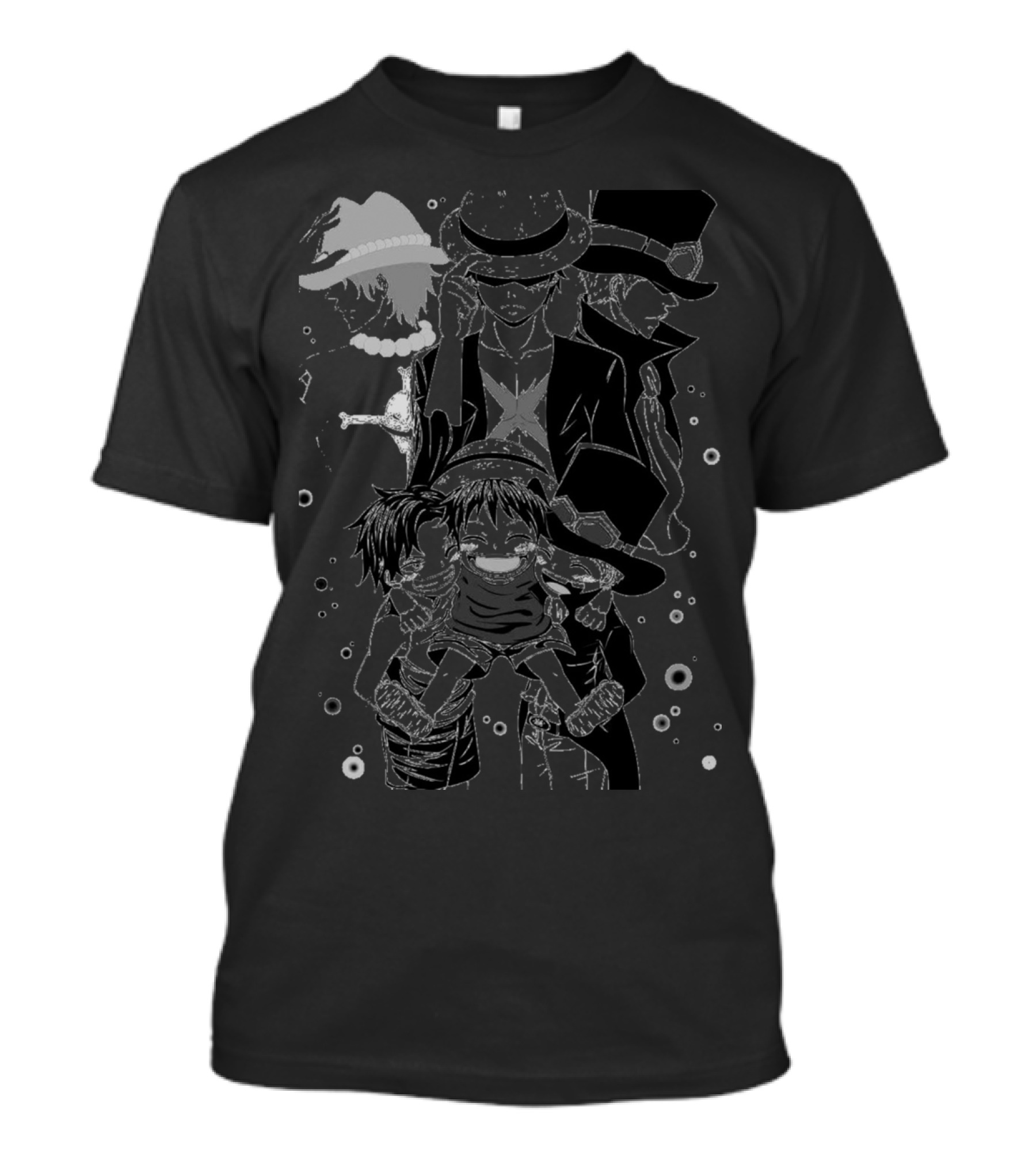 Ace Sabo Luffy ASL One Piece Trio T-Shirt