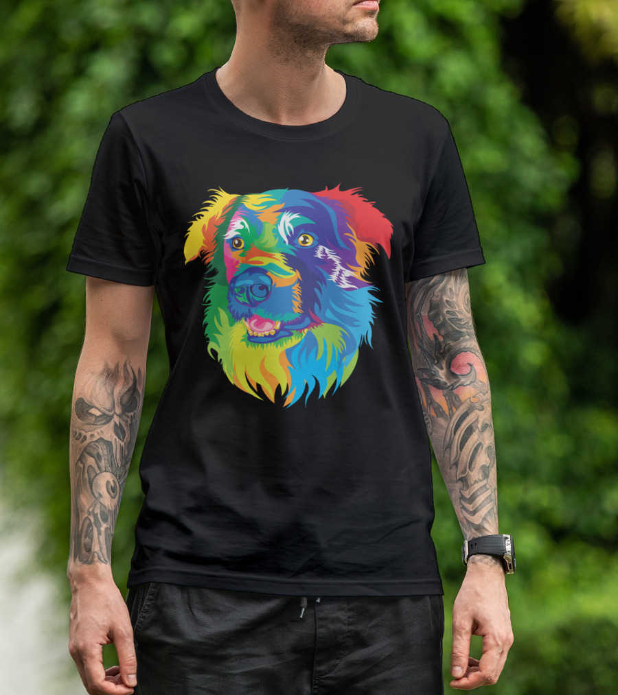The Dog Colorful Pop T-Shirt
