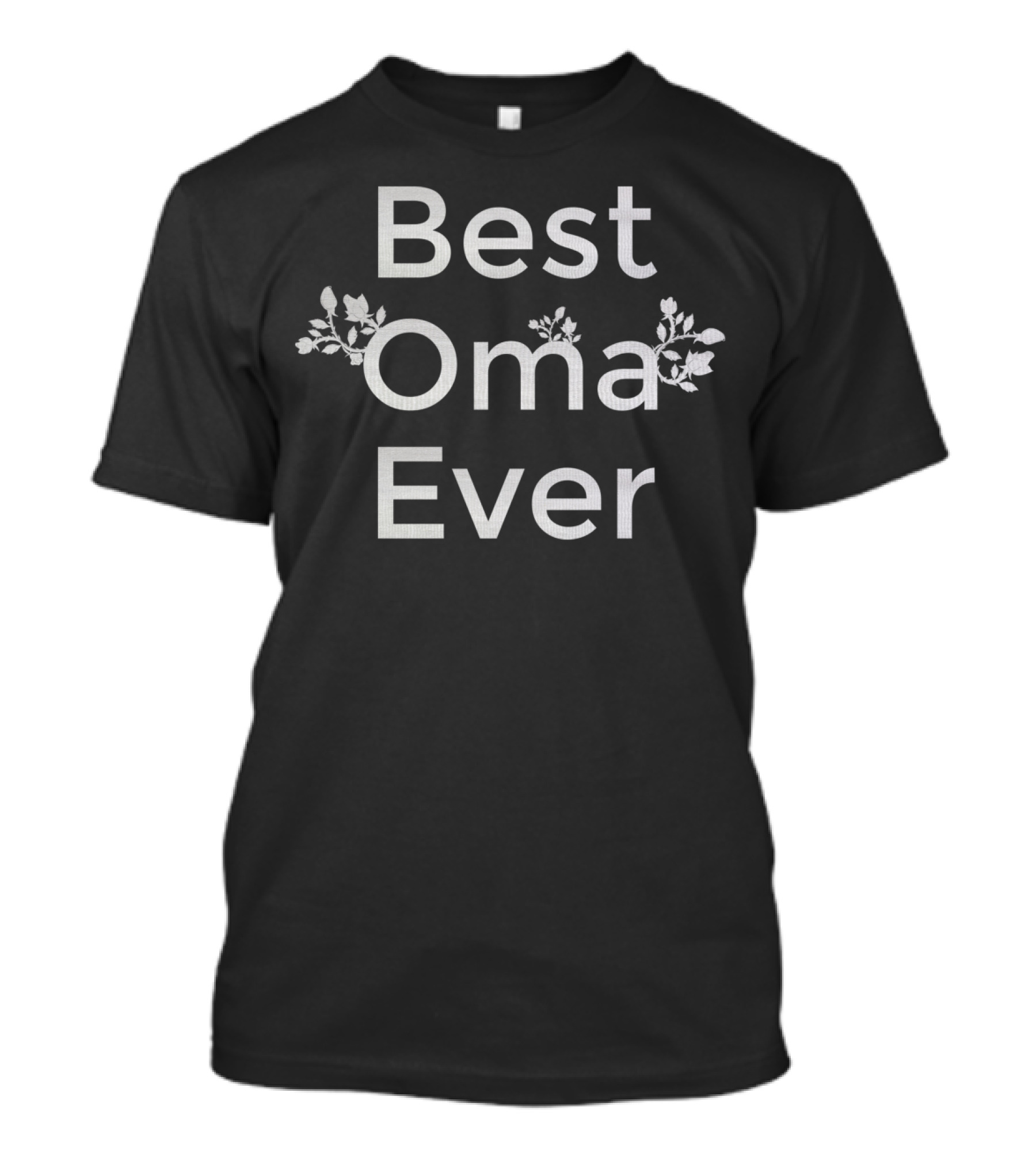 Best Oma Ever Floral T-Shirt