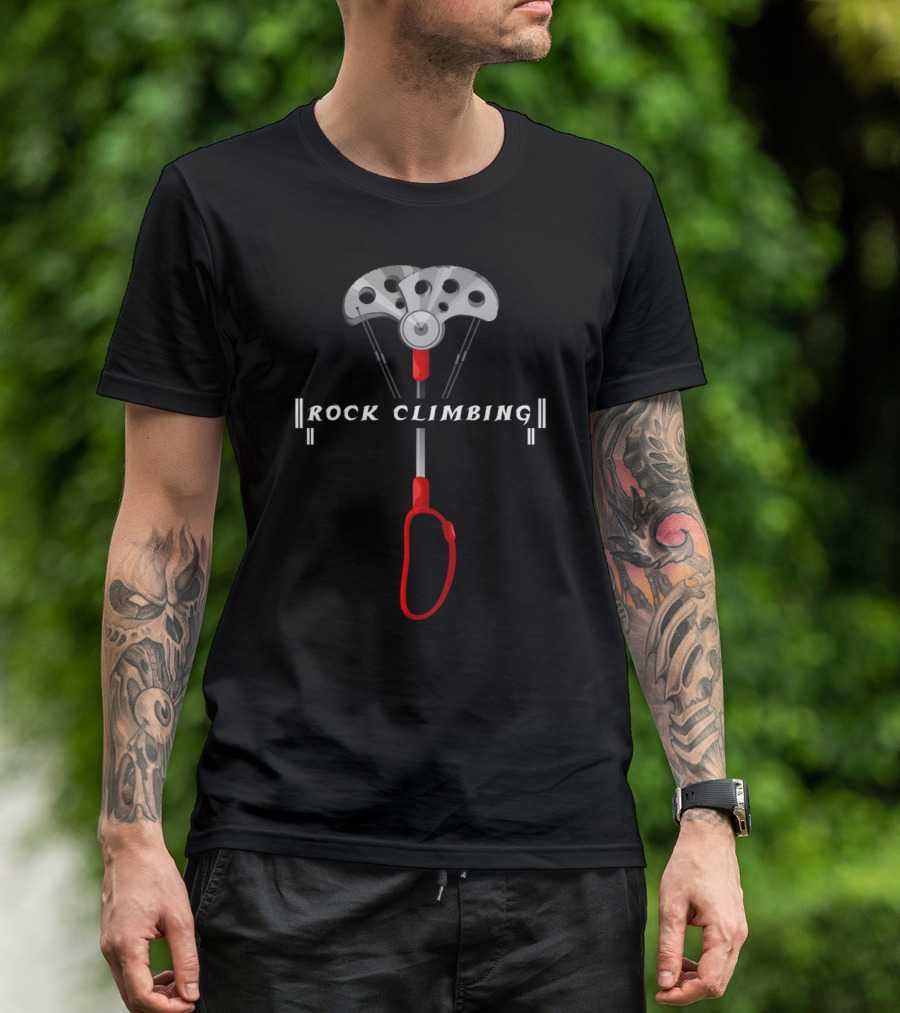 Rock Climbing Cam Device T-Shirt