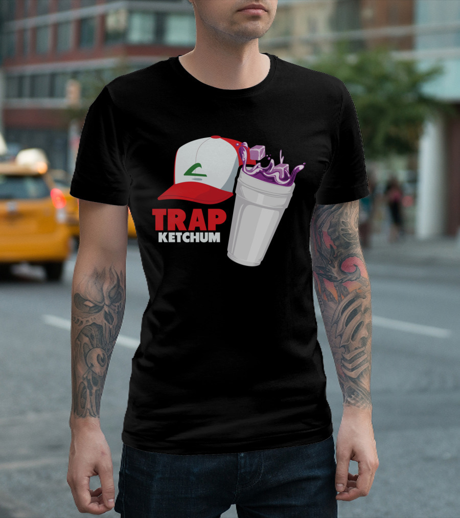 Trap Ketchum Lean Cup Hat Mashup T-Shirt