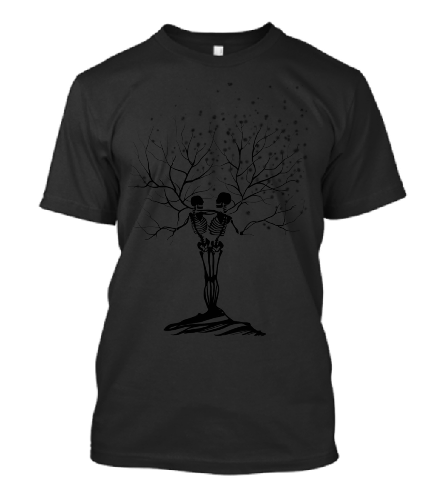 The End Of Life Skeletons Tree Branches T-Shirt