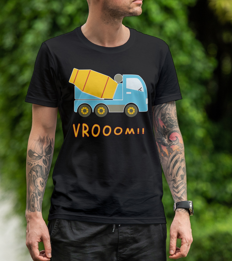 VROoom Cement Mixer Truck T-Shirt