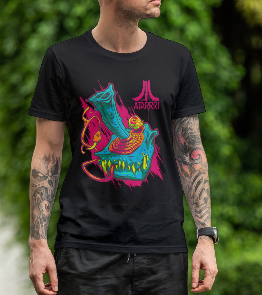 ATARRRI MONSTER VINTAGE RETRO VIDEO GAME CREATURE T-Shirt