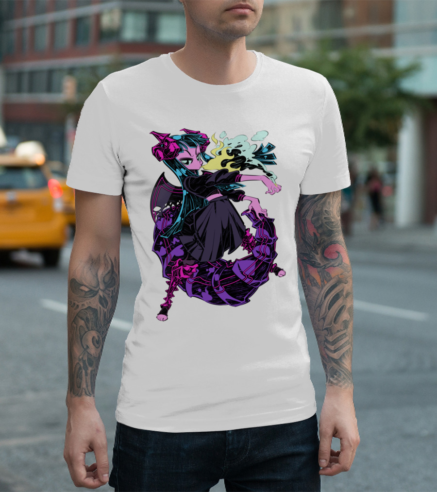 Dragon Girl Anime Fantasy Battle Form T-Shirt