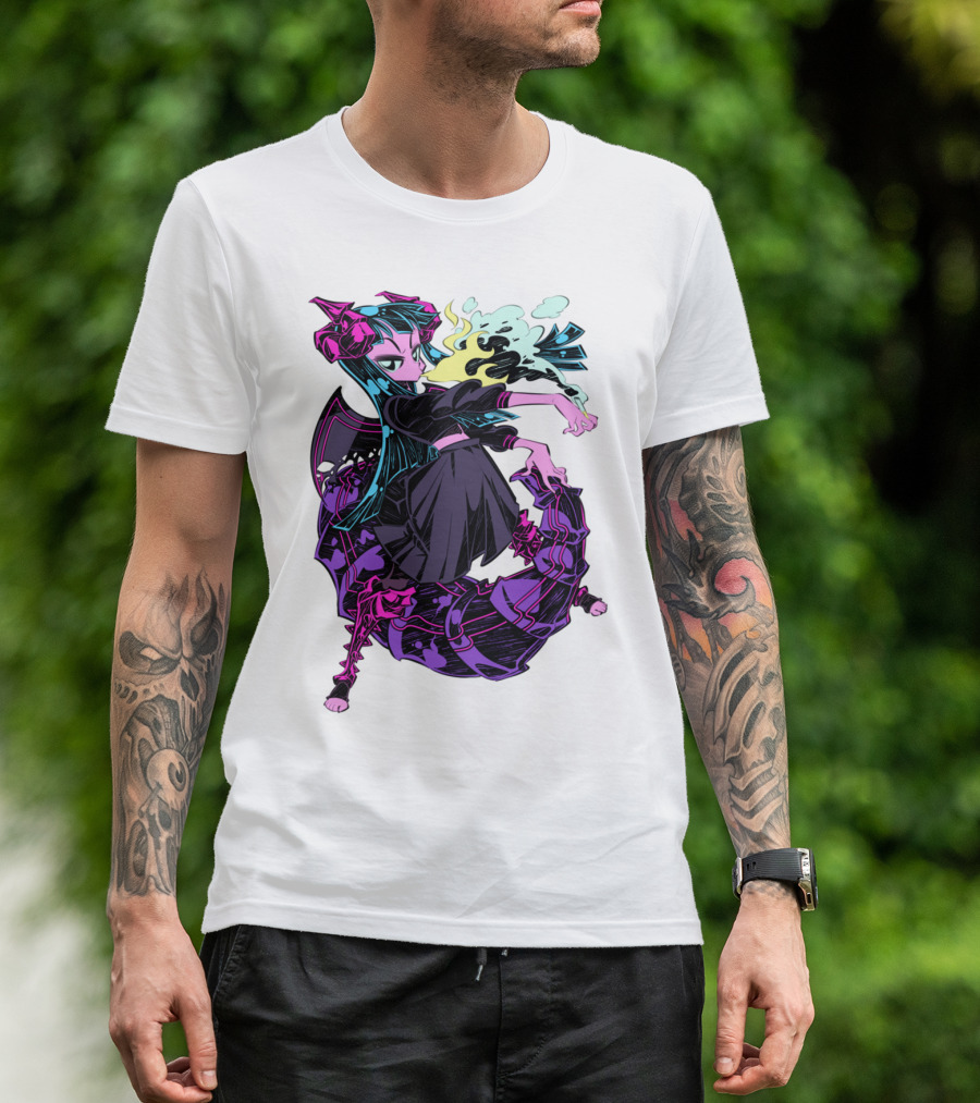 Dragon Girl Anime Fantasy Battle Form T-Shirt