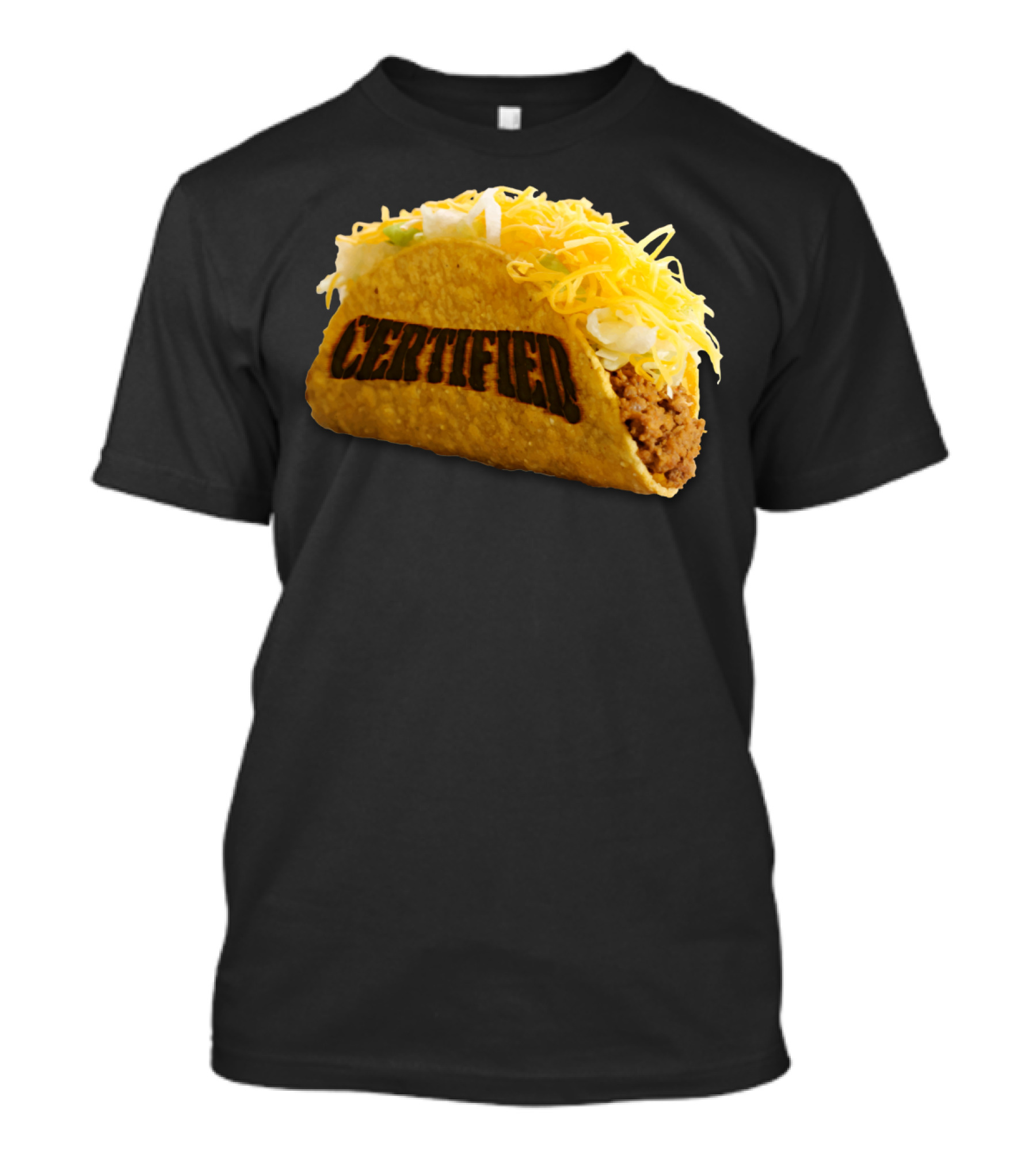 Certified Taco Bot Taco With 'Certified' Shell T-Shirt
