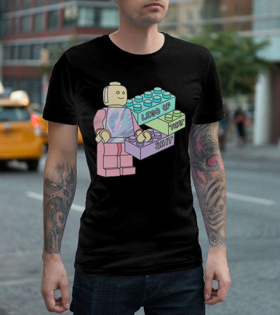LEGO of That Shit Pastel Typography Meme T-Shirt