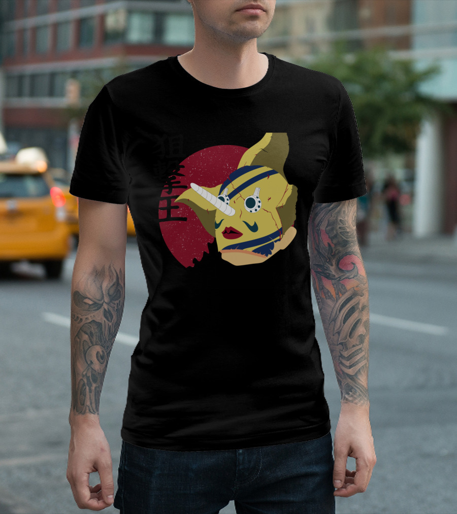 Sogeking Sniper King Japanese Text Mask T-Shirt