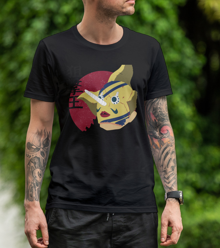 Sogeking Sniper King Japanese Text Mask T-Shirt