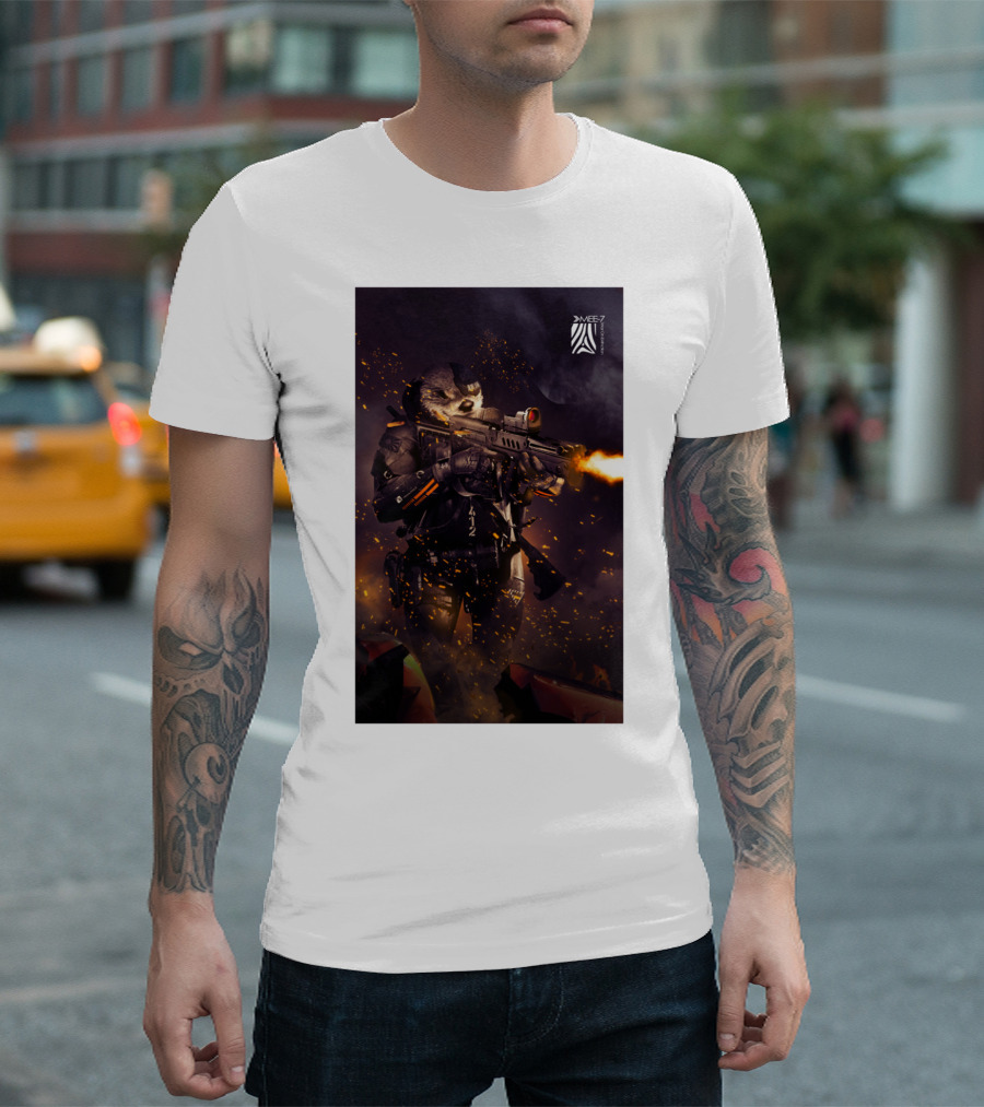 JME7 Japanese River Otter Combat Action T-Shirt