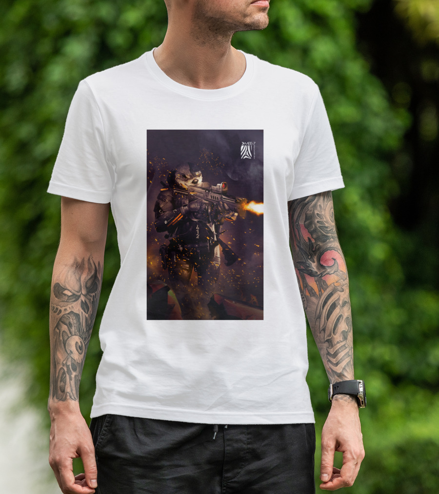 JME7 Japanese River Otter Combat Action T-Shirt