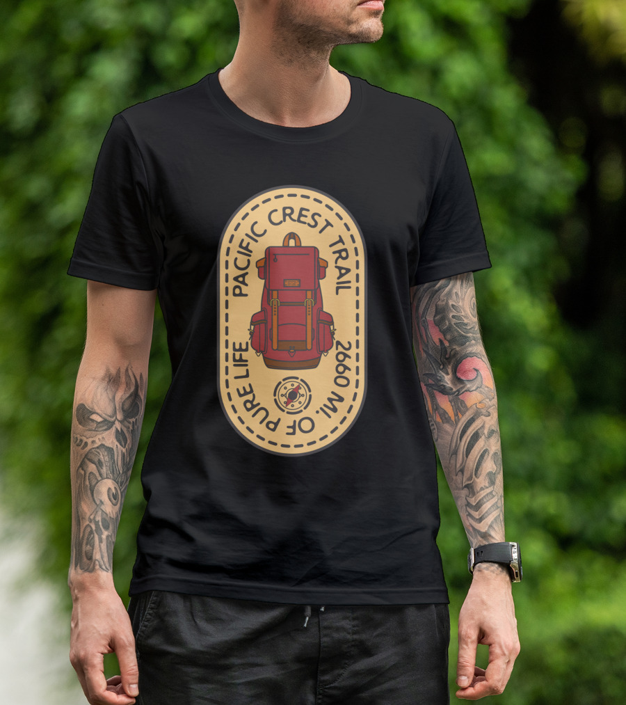 Pacific Crest Trail Pure Life Of 2660 Mi T-Shirt