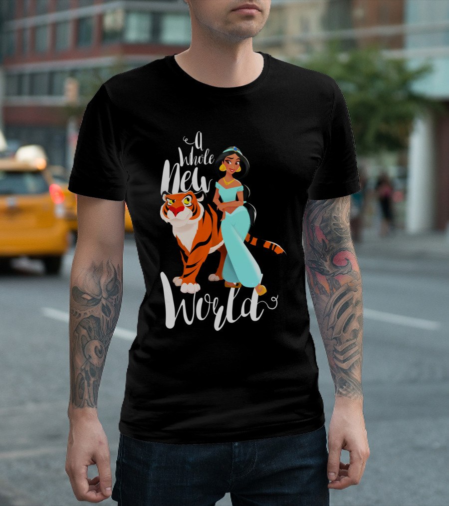 A Whole New World Jasmine and Rajah T-Shirt