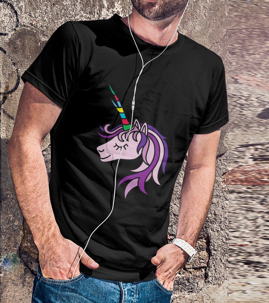 Unicorn Like Tree Of Life Rainbow Branch Horn T-Shirt