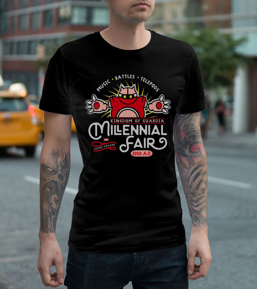 Kingdom of Guardia Millennial Fair Music Battles Telepods Leene Square 1000 A.D T-Shirt