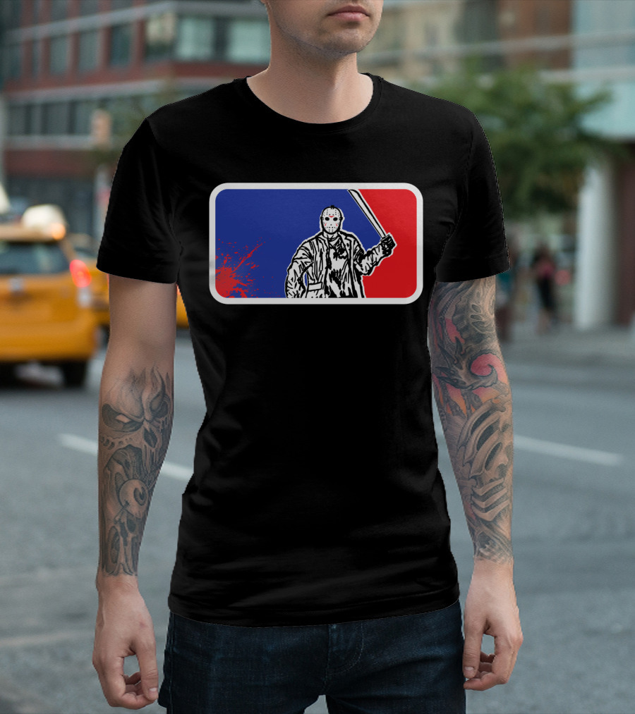 Jason Vorhees Major League Baseball T-Shirt