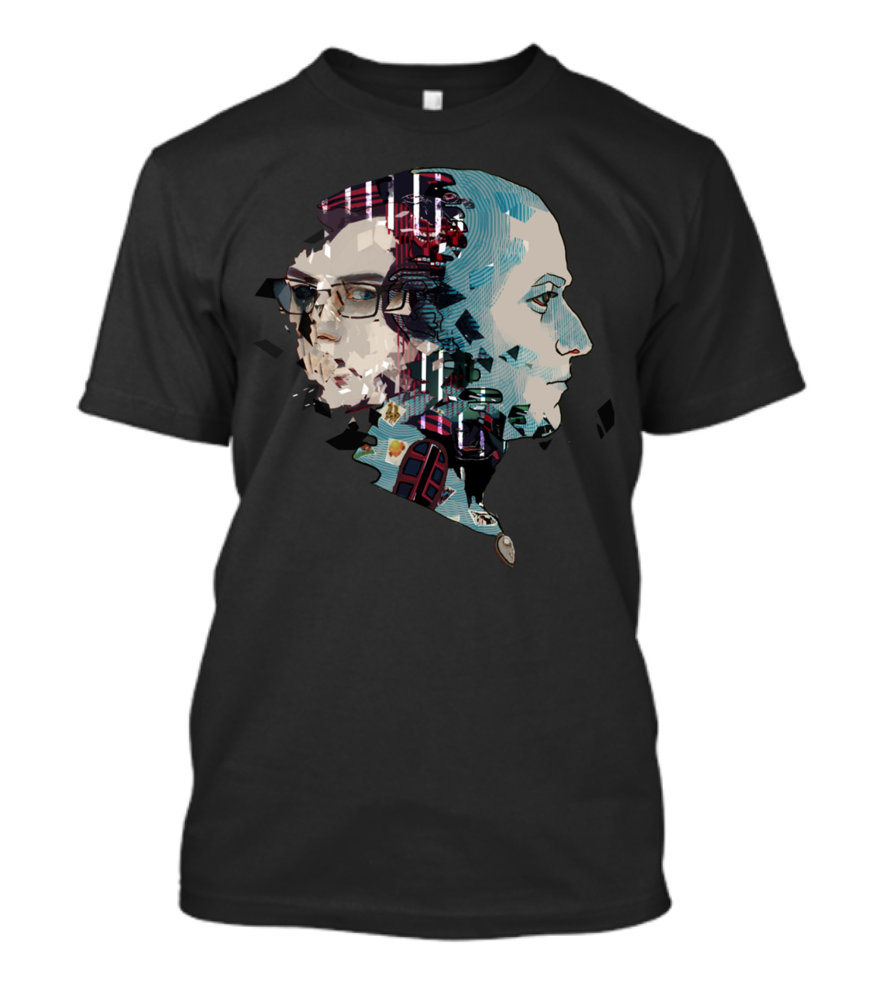 Chaos Mr. Robot Elliot Alderson And Mr. Robot Duality T-Shirt