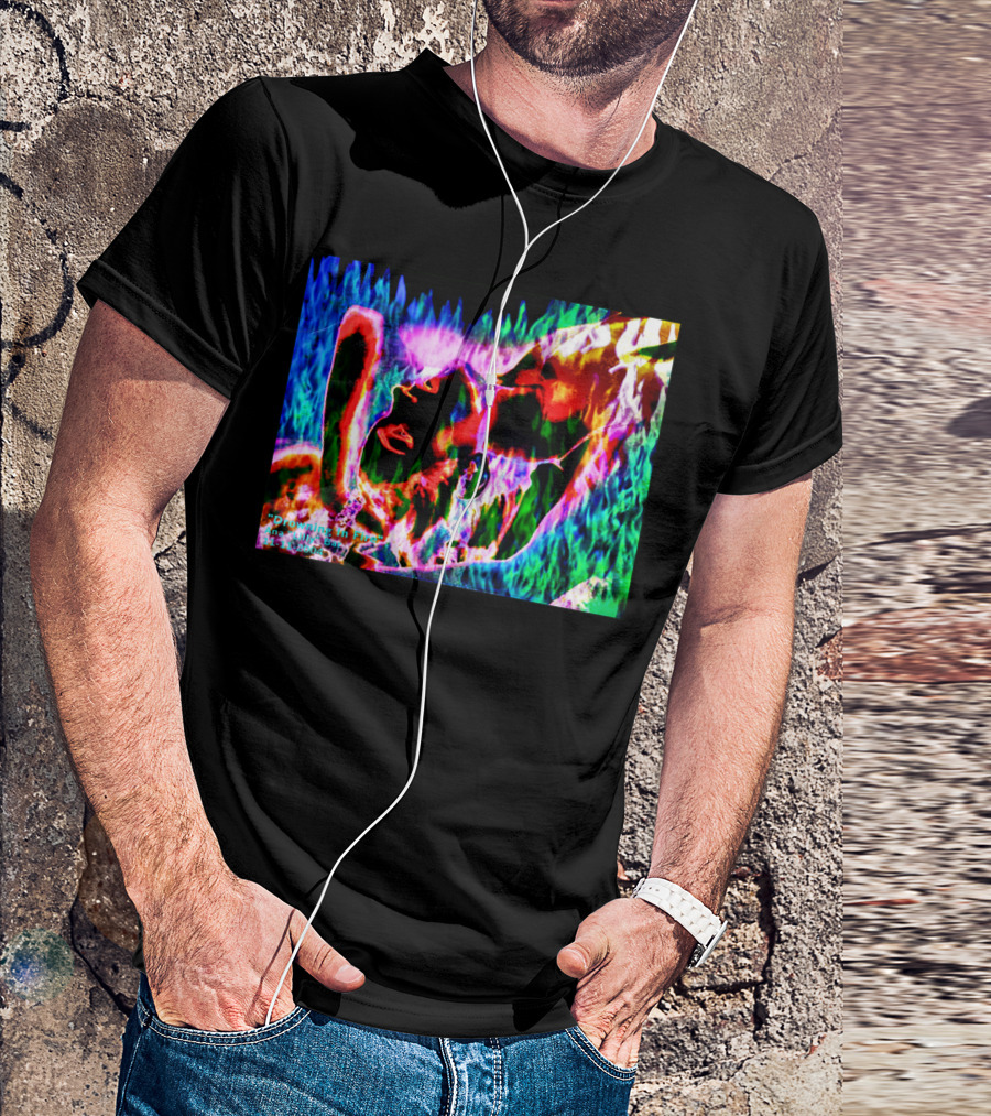 Drowning In Fire Psychedelic Flames T-Shirt
